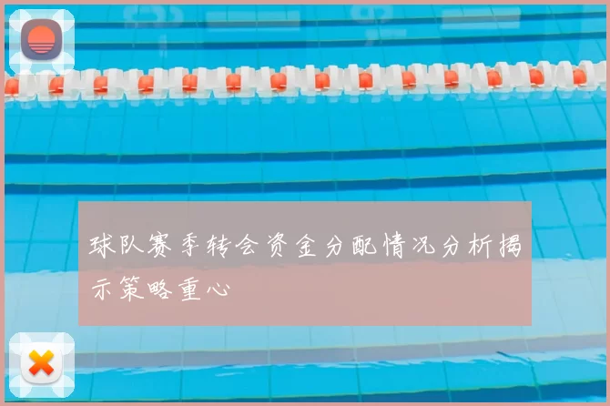 球队赛季转会资金分配情况分析揭示策略重心