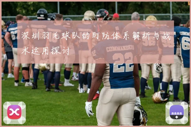 深圳羽毛球队的盯防体系解析与战术运用探讨